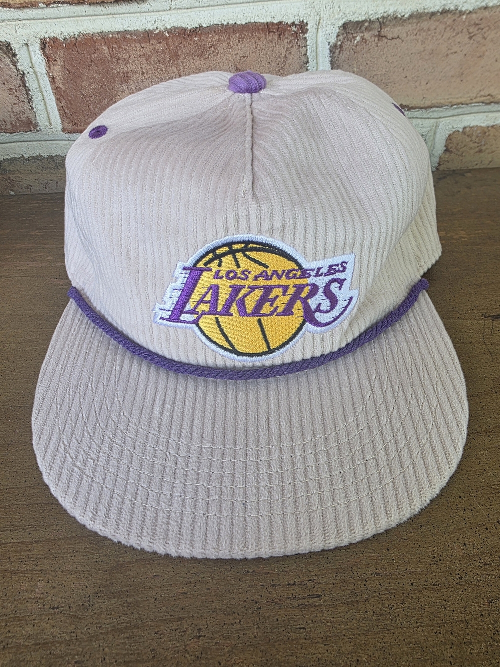 LOS ANGELES LAKERS SNAPBACK Corduroy Rope Cap